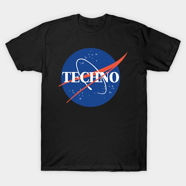 Techno meets Nasa T-Shirt by tshirtguild